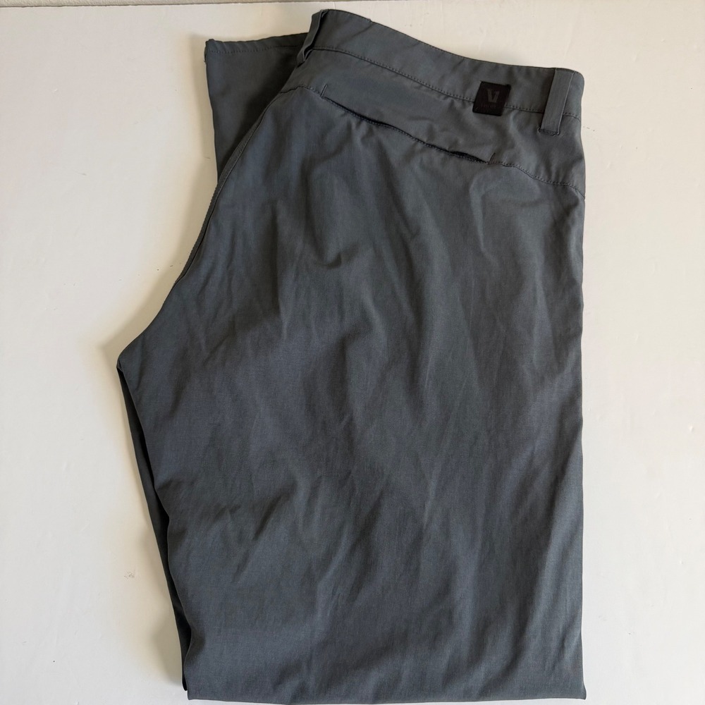 Vuori Mens 38 Gray Stretch Performance Travel Golf Pants Business Casual - Picture 1 of 9
